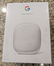 Google Nest Wifi Pro 6E Router Snow Universal Compatibility Dual Ethernet Ports