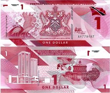 Banknote UNC Trinidad & Tobago 1 Dollar Alvin Hilaire P-W60