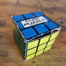 Vintage 1981 "CUBE PUZZLE" Chadwick Miller ORIGINAL BOX  Instructions Retro