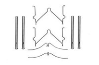 ZubehöRsatz Scheibenbremsbelag TRW PFK288 FüR Mazda BG 121 323 4 2 DB MX EC BG3P