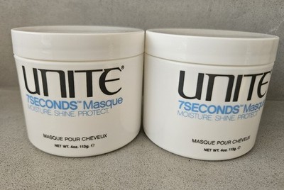 (2) Unite 7Seconds Intense Moisture Hair Masque 4oz 
