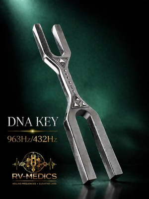 #ad 963 Hz 432 Hz Tuning Fork Set – Divine Consciousness Sound Therapy Tool $266.99