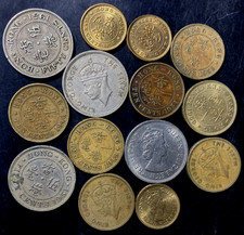 Old Hong Kong Coin Lot - 1948-1984 - 14 Great Coins - Lot #D29