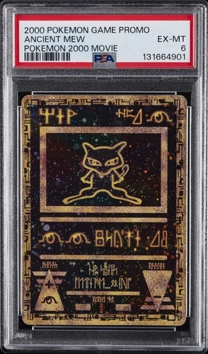2000 POKEMON GAME MOVIE POKEMON 2000 MOVIE ANCIENT MEW PSA 6