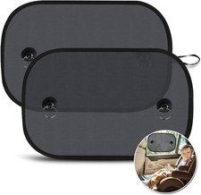 LEWONPO Car Sun Shade 2 Pack Universal Side Window Shades for Baby Kids Pets