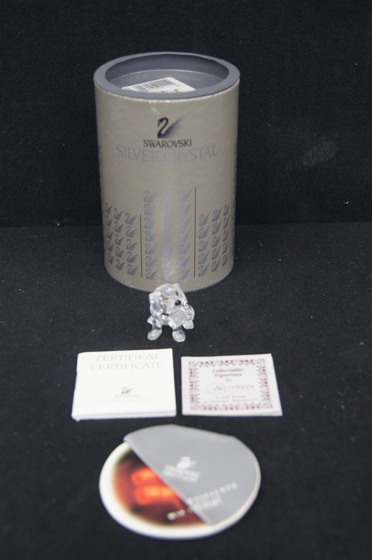 SWAROVSKI Crystal Poodle Figurine W/Box AUSTRIA
