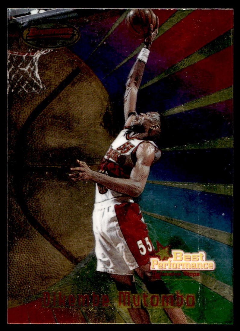 1998-99 Bowman's Best Dikembe Mutombo Atlanta Hawks #100