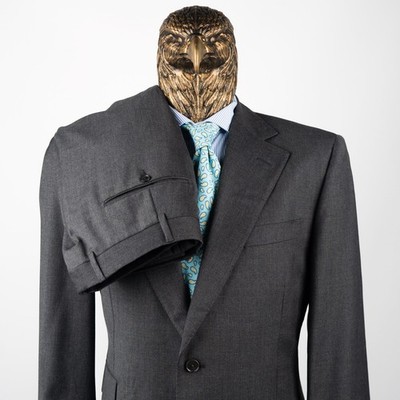 NWT $3150 PATRICK HELLMANN Pure Wool Suit Gray 44US/54IT LONG