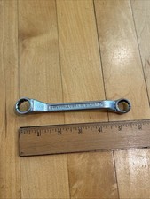 Vintage Double Box End Offset Wrench 1/2" X 9/16" Forged Steel Made in USA