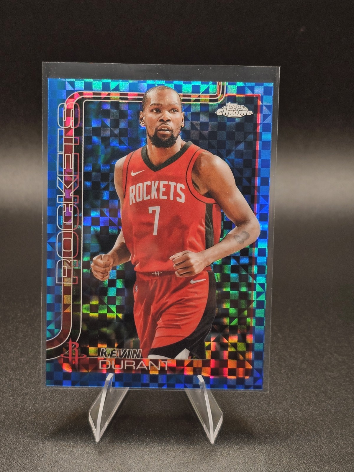 2025-26 Topps Chrome - Kevin Durant #155 BLUE X-Fractor