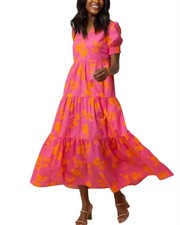 Southern Tide Nadine Tiered Cotton Lawn Maxi Dress Size XS