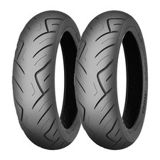 COPPIA GOMME MITAS 100/90-19 57H + 170/80-15 77H CUSTOM FORCE