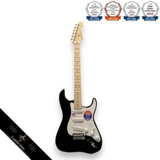 Guitare électrique Fender Eric Clapton Stratocaster noire NOS Mid Boost...