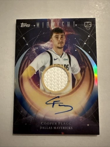 COOPER FLAGG 2025-26 TOPPS MIDNIGHT FIRST RPA ROOKIE PATCH AUTO - ON CARD AUTO!