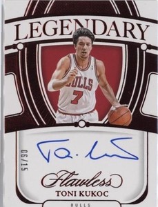 T.Kukoc 00-01 Fleer Autographice サインカード 2000-01 Toni Kukoc 