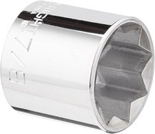 Wright Tool 3328 - 3/8Inch Drive 8 Point Standard Double Square Socket - 7/8Inch