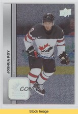 2023 Team Canada Juniors Men's U-20 Patterned Foilboard Joshua Roy #5 READ b8c
