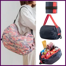 Foldable Shopping Bag Space Save Reusable Supermarket Grocery Shopping Bag