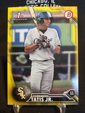 2016 1st Bowman Draft Yellow Foil Fernando Tatis Jr First Rookie Rc Non Auto 