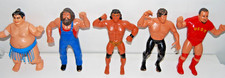 Lot of 5 Vintage Titan Sports WWF 8
