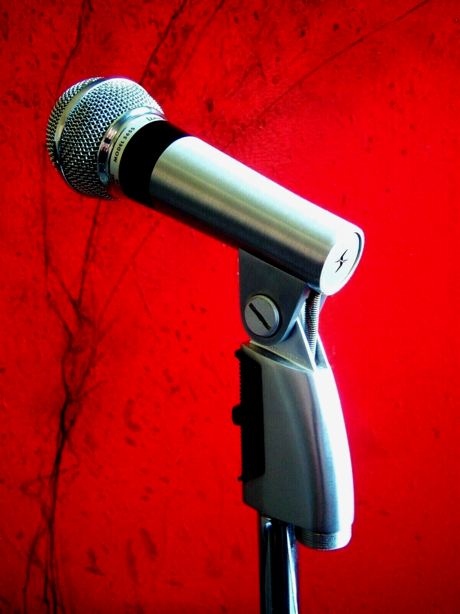 Vintage 1970's Shure 565S Dynamic cardioid microphone w