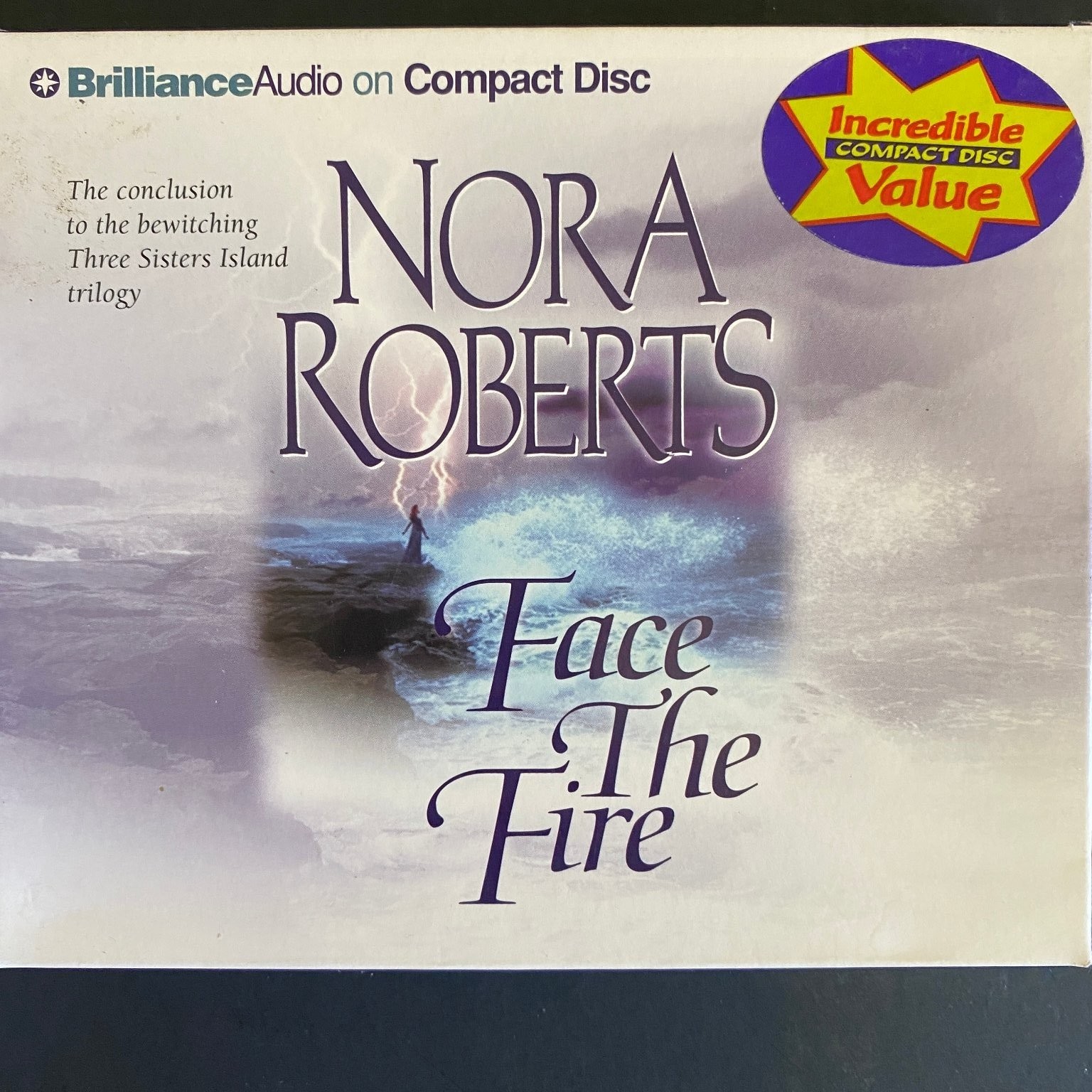 Face The Fire by Nora Roberts Audiobook CDs Abridged 4 Discs