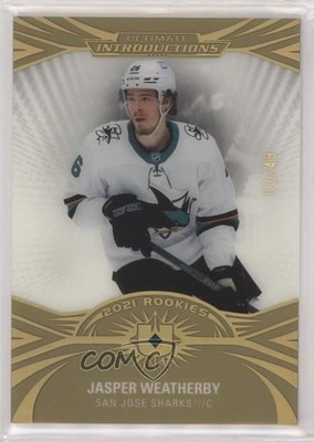 2021 Ultimate Collection Introductions Gold 3/49 Jasper Weatherby Rookie RC 7l6