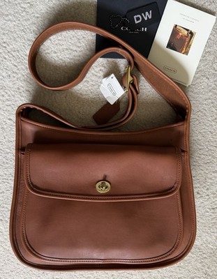 NWT COACH VINTAGE BRITISH TAN TAFT BAG 9980 | eBay