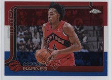 2025-26 Topps Chrome Red White & Blue Refractor Scottie Barnes #203 18uj
