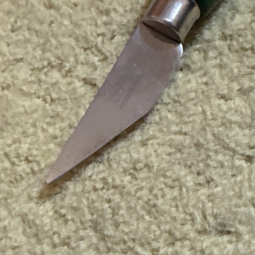 Vintage 1920s USMC MCKAY Shoe Knife Stitcher For Leather Repair Green Handle USA - Photo 2 sur 14