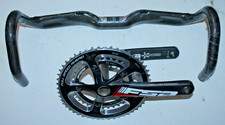 FSA Energy Groupset Double Crankset 172.5 Carbon Drop Bar Handlebars 31.8mm 44cm