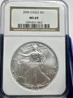 2006 American Silver Eagle MS 69  PCGS $1