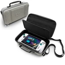 CASEMATIX Hard Travel Case for ASUS ROG Ally & Ally X Handheld Console,  Gray