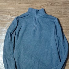 Zara Herren Pullover M Blau Baumwolle Strick ...