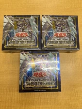 Yu Gi Oh Power of the Elements 3BOX with shrink wrap No.PY1596