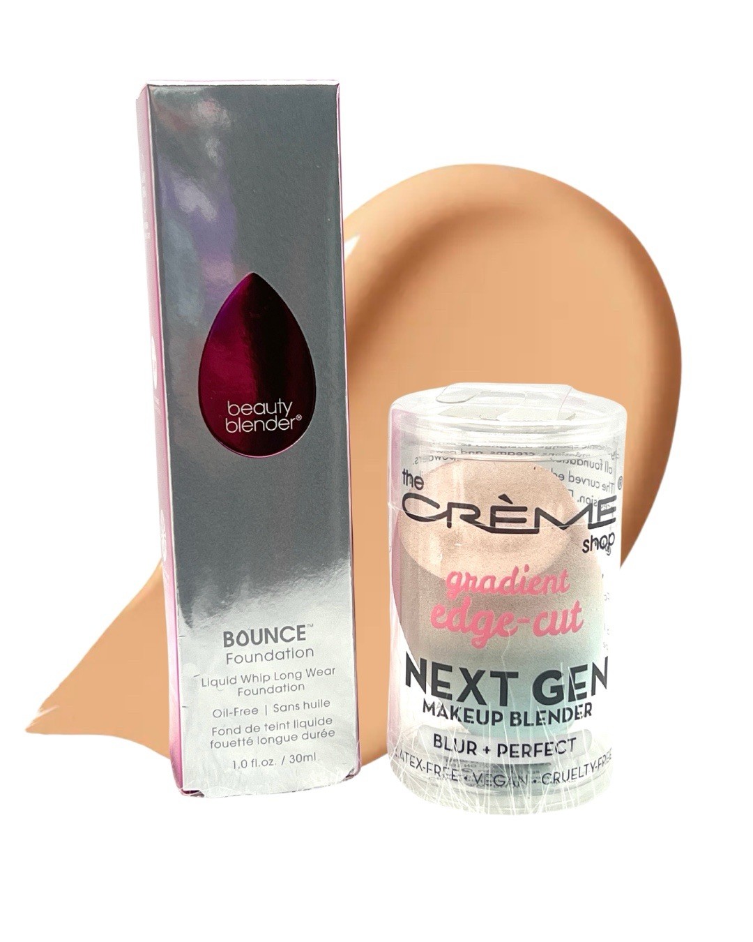 Beauty Blender Bounce 2.50N Med Nude + Creme Shop Sponge BNI