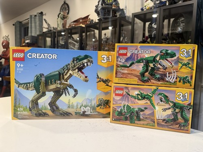 #ad #ad LEGO®CREATOR 31151 T REX AND 31058 MIGHTY DINOSAURS 2 SETS FREE SHIPPING $85.00