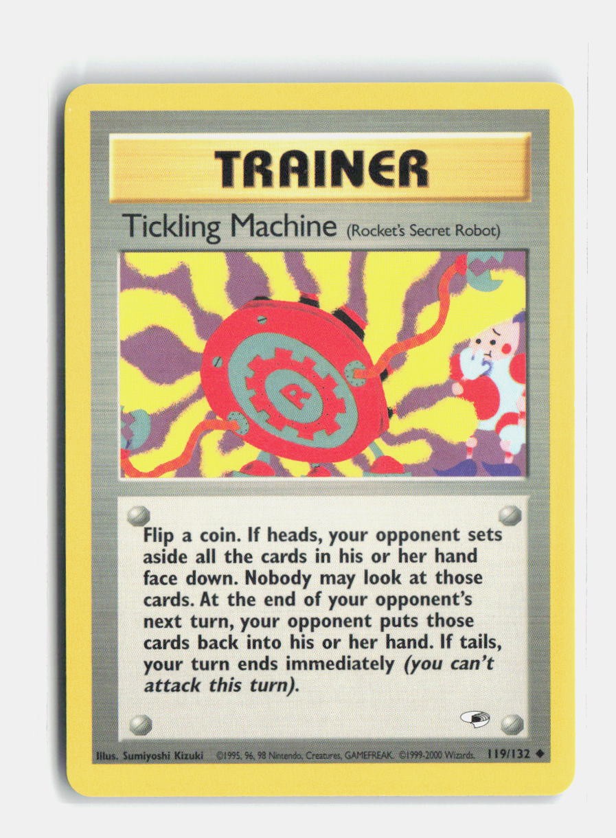Tickling Machine 119/132 Unlimited Gym Heroes Pokemon NM