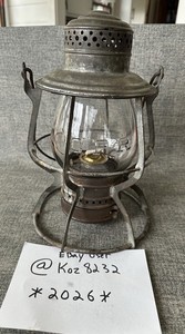 PRE-1889 CPR CANADIAN PACIFIC ADAMS & WESTLAKE RAILROADLANTERN CC EB GLOBE