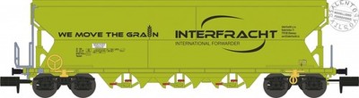 NME 214603 1:160 - N - Güterwagen Trichter Tagnpps INTERFRACHT Epoche VI