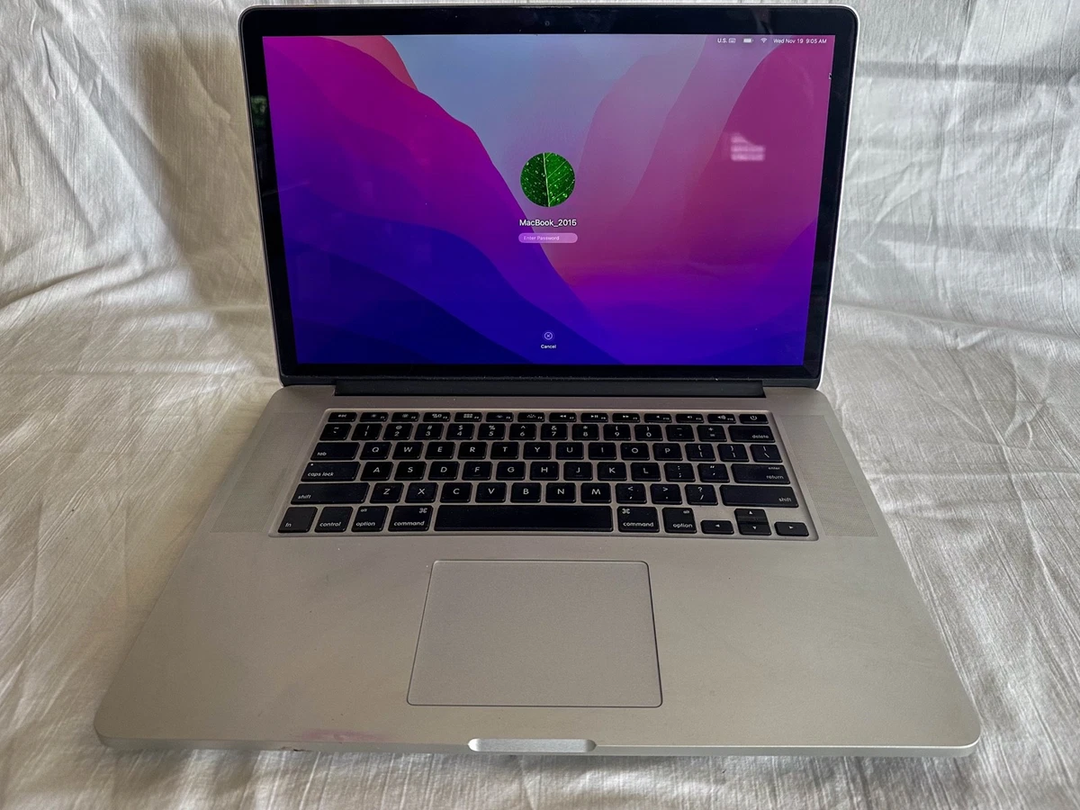 2015 Apple MacBook Pro 15.4 Inch Laptops for sale | eBay