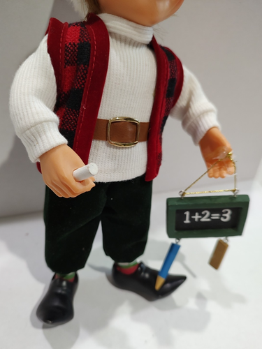 Karen Didion Weihnachtselfe Puppe - Lehrerin - Bild 4 von 4