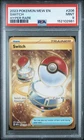 2023 POKEMON MEW EN-151 HYPER RARE #206 SWITCH PSA 9