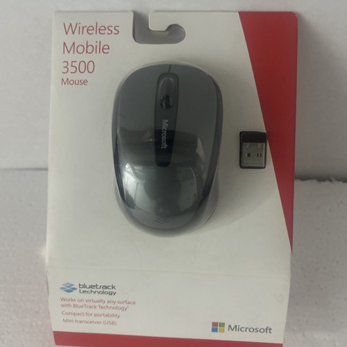 New Sealed Microsoft Wireless Mobile 3500 Mouse Model 1571,1496 - Photo 7/11