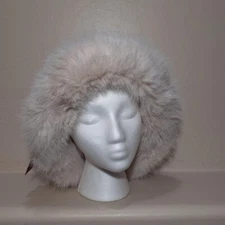 STEVE MADDEN Faux Fur and Satin hat. NWT