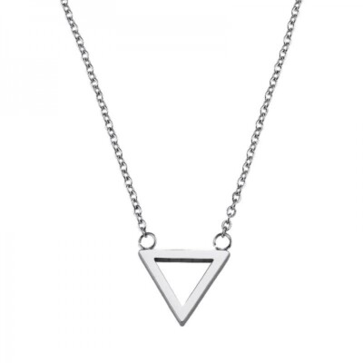 SBI Jewelry Collana da donna con incisione We Love You (lingua italiana non garantita), ciondolo in acciaio inox con incisione natalizia, Nessuna pietra preziosa