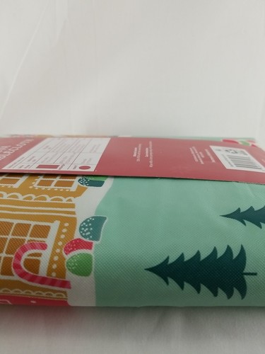 Holiday Time Peva Tablecloth - Gingerbread 70 in. Dia. - Picture 6 of 6