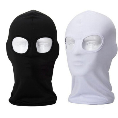 Balaclava 2 Hole Windproof Ninja Hood Full Face Mask