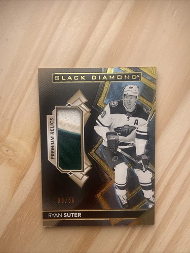 Ryan Suter Premium Relic 2020-21 Upper Deck Black Diamond Relics Rare/50 #DBD-RS