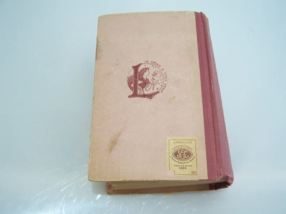 LAROUSSE ELEMENTAIRE ILLUSTRE French Illust 1926 Dictionary Ornate Antique Book - Image 2 of 4
